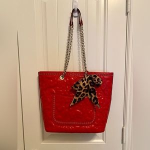 Betsey Johnson Don't Be Sketchy Tote in RED
